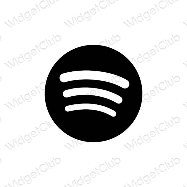 Estetiska Spotify appikoner