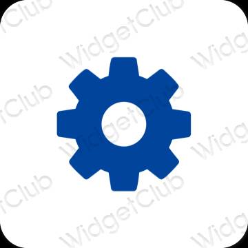 Esthetische Settings app-pictogrammen