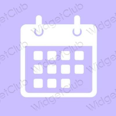 جمالية Calendar أيقونات التطبيقات