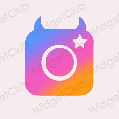 Ästhetische Instagram App-Symbole