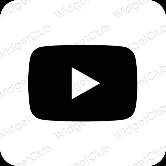 Æstetiske Youtube app-ikoner