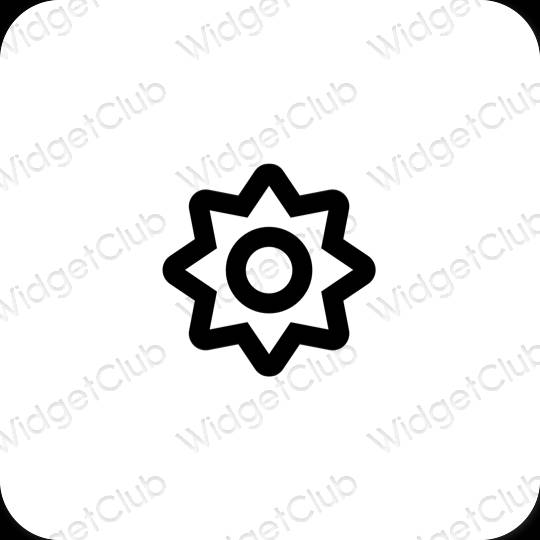 Ästhetische Settings App-Symbole