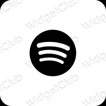 Estética Spotify iconos de aplicaciones