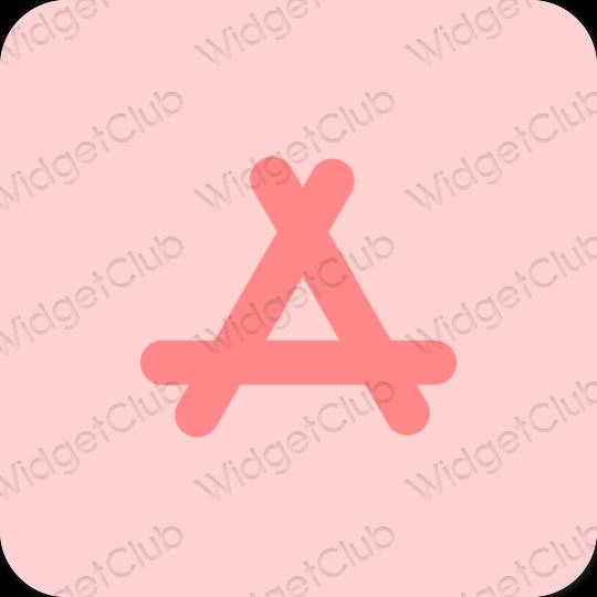 Aesthetic pink AppStore app icons