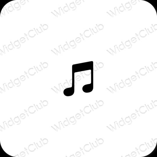 Ästhetische Apple Music App-Symbole