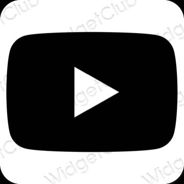 Ästhetische Youtube App-Symbole