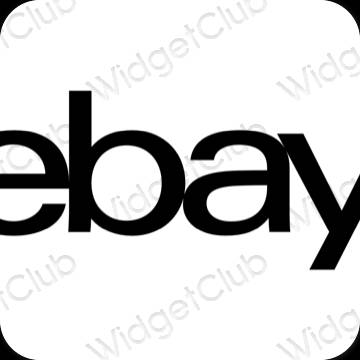 نمادهای برنامه زیباشناسی eBay