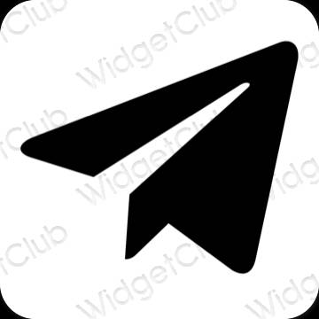 ไอคอนแอพ Aesthetic Telegram