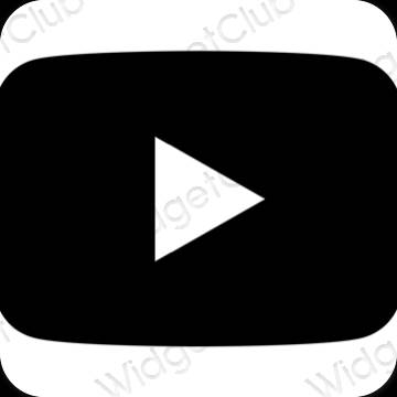 Icônes d'application Youtube esthétiques