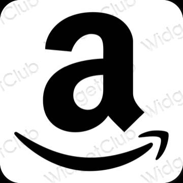 Ästhetische Amazon App-Symbole