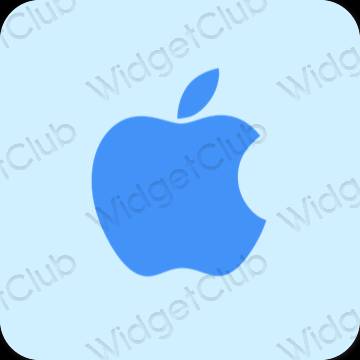 Estetsko vijolična Apple Store ikone aplikacij