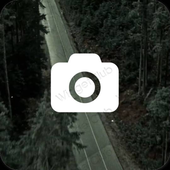 Esthetische Camera app-pictogrammen