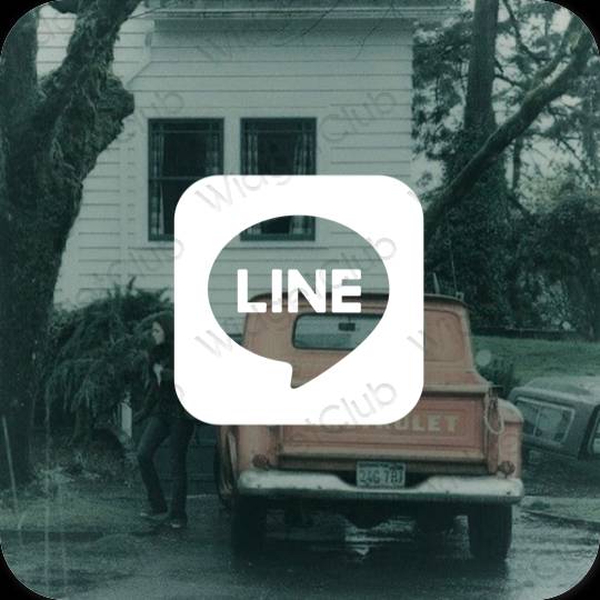 Ästhetische LINE App-Symbole