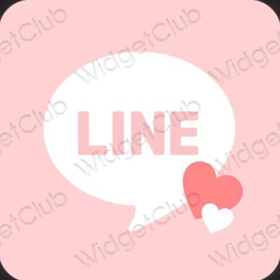 Естетичні LINE значки програм