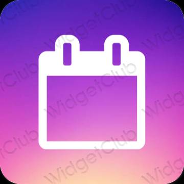 Icone delle app Calendar estetiche