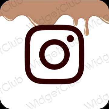 Ästhetische Instagram App-Symbole