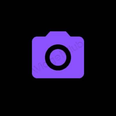 Icônes d'application Camera esthétiques