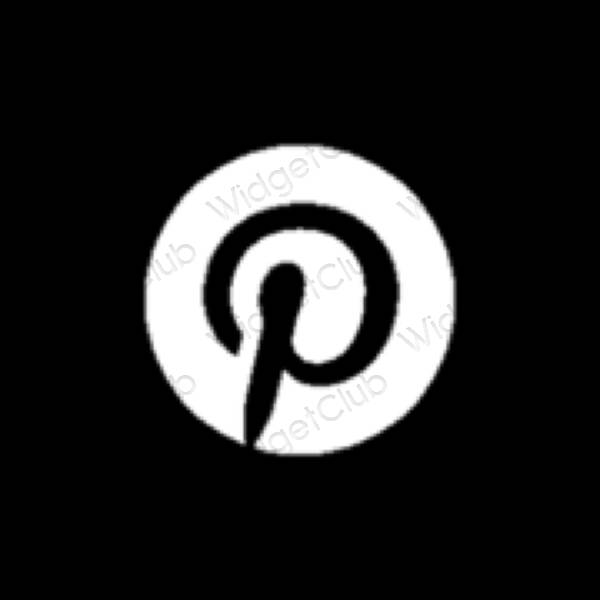 Estetik Pinterest uygulama simgeleri