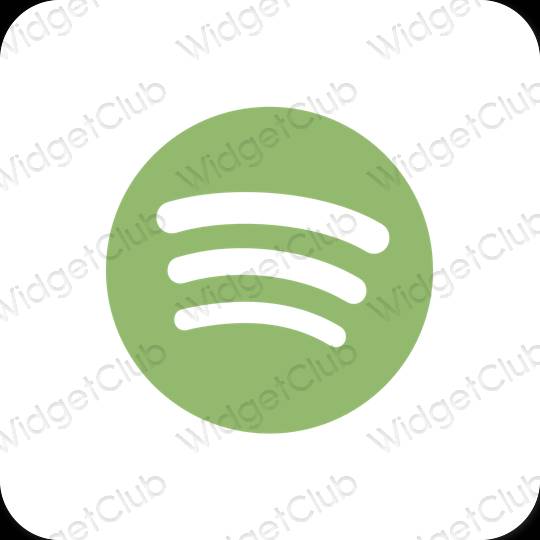 Estética Spotify iconos de aplicaciones