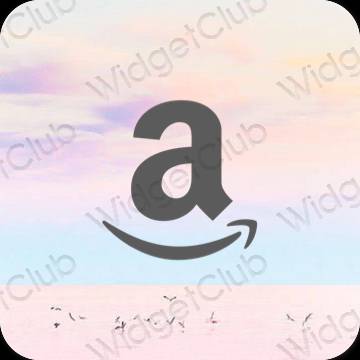 Esthetische Amazon app-pictogrammen