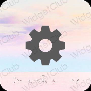 Ästhetische Settings App-Symbole