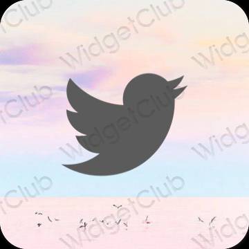 Aesthetic Twitter app icons