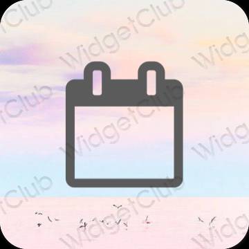 Aesthetic Calendar app icons