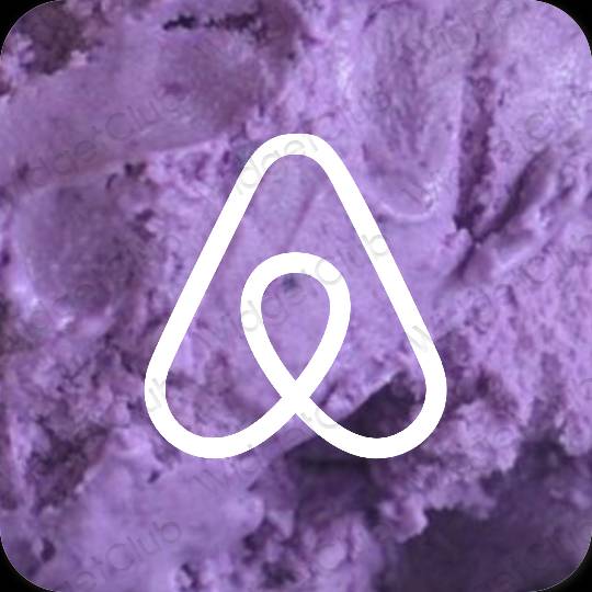 Esthetische Airbnb app-pictogrammen