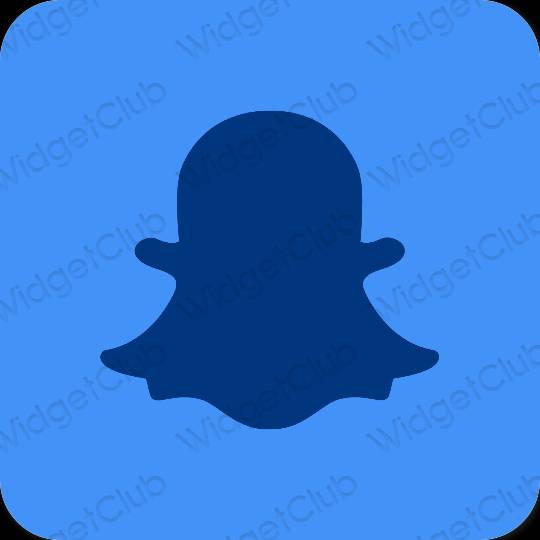 Estetyczne snapchat ikony aplikacji