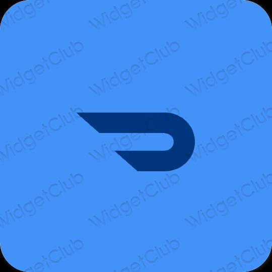 Estetico porpora Doordash icone dell'app