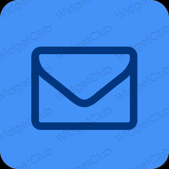Естетски љубичаста Mail иконе апликација