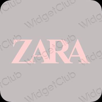 Aesthetic ZARA app icons