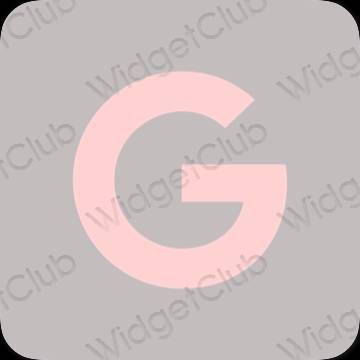 Aesthetic Google app icons