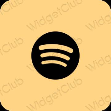 نمادهای برنامه زیباشناسی Spotify