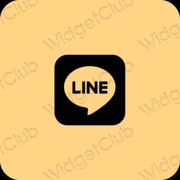 Icônes d'application LINE esthétiques