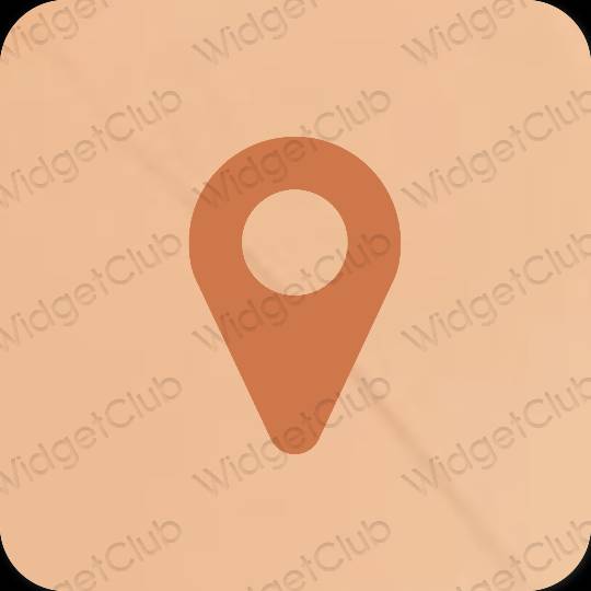 Icone delle app Map estetiche