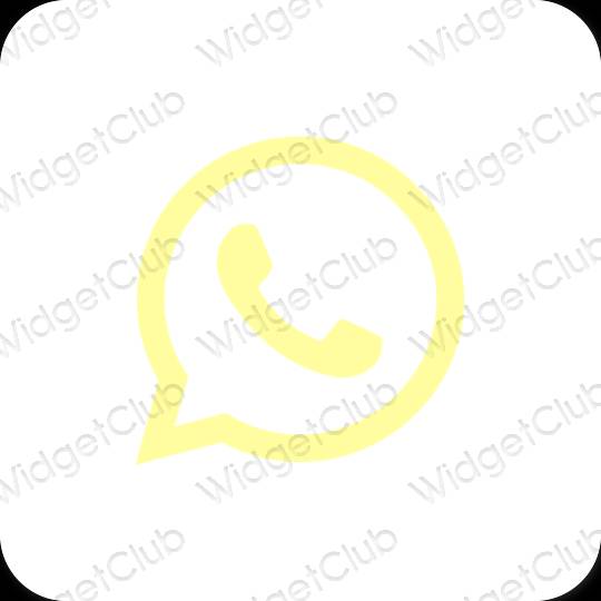 Estética WhatsApp ícones de aplicativos