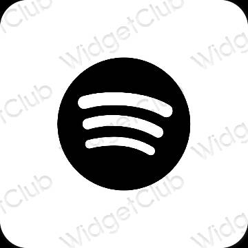 Icônes d'application Spotify esthétiques