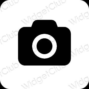 Esthetische Camera app-pictogrammen