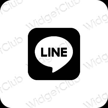 جمالية LINE أيقونات التطبيقات