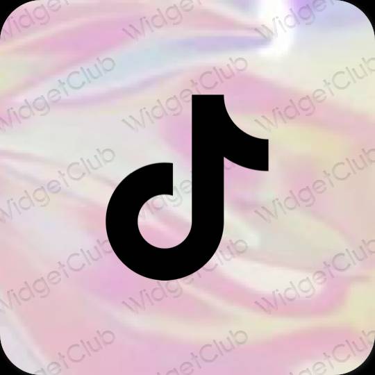 Estética TikTok iconos de aplicaciones