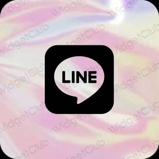 Естетичні LINE значки програм