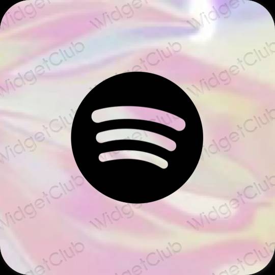 Ästhetische Spotify App-Symbole