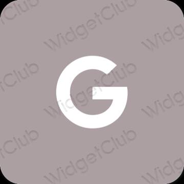 Aesthetic Google app icons