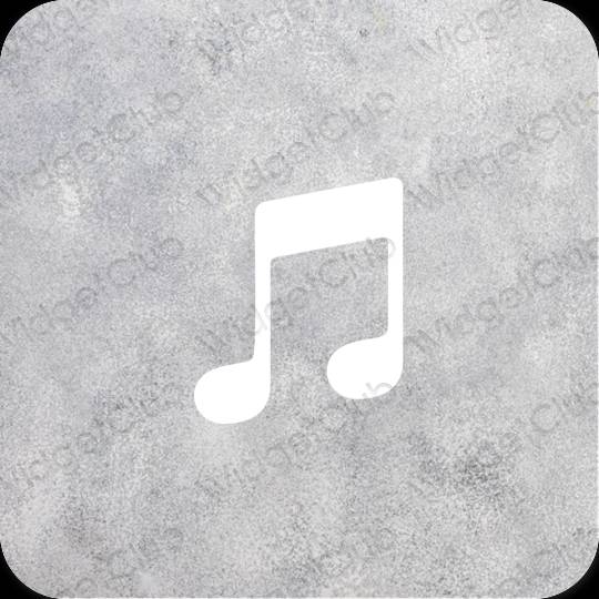 Icônes d'application Music esthétiques