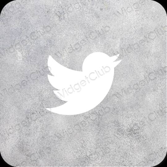 Esthetische Twitter app-pictogrammen