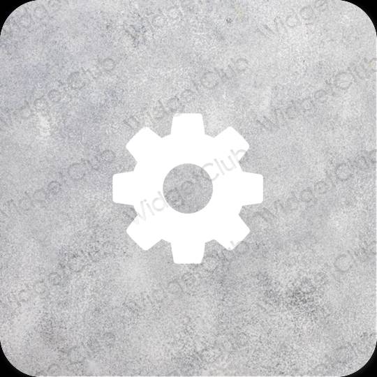 Esthetische Settings app-pictogrammen