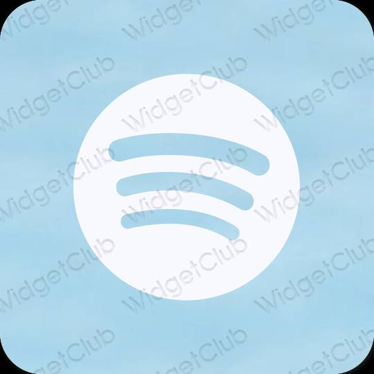 Esthetische Spotify app-pictogrammen