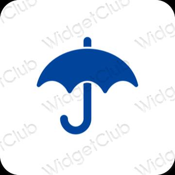 Icone delle app Weather estetiche