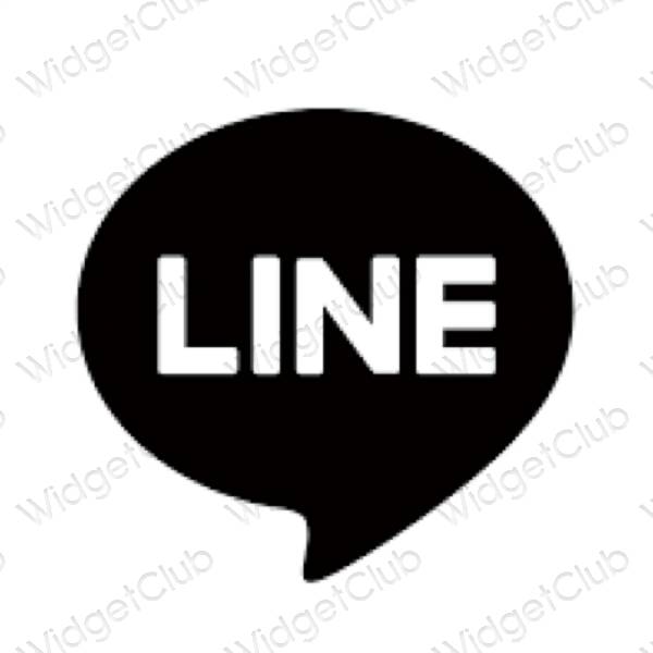Estetske LINE ikone aplikacij